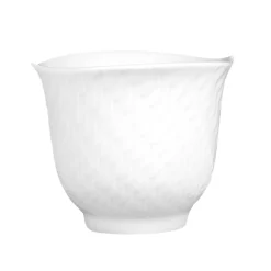 MEISSEN Kopchen/Becher ohne Henkel "Wellenspiel Relief weiß"