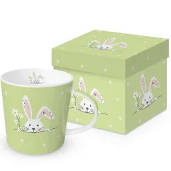 ppd Ostertasse "Hello Easter" grün