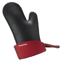 Profino Kochhandschuh schwarz/rot - Einzelverkauf
