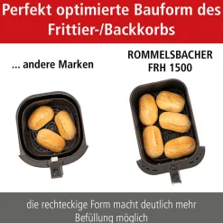 Rommelsbacher Heißluftfritteuse FRH 1500 W