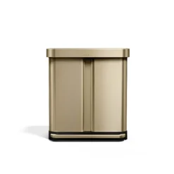 Simplehuman Doppelfach-Treteimer 58 Liter