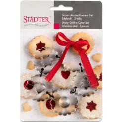 Städter Linzer-Ausstecher "Spitzbub" 5-tlg.
