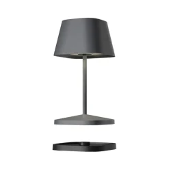 Tischleuchte Villeroy&Boch, Neapel 2.0, anthrazit, dimmbar