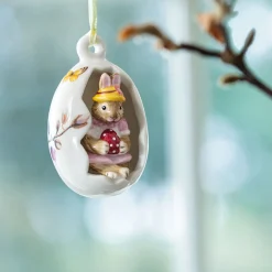 Villeroy & Boch Ei-Ornament Anna, Blüten rosa4,5x4,5x7cm "Bunny Tales"
