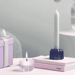 Villeroy & Boch Kerzenständer2 in 1 "Fleur " Blau