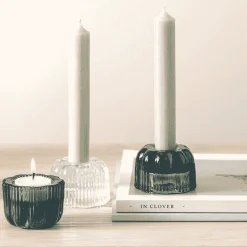 Villeroy & Boch Kerzenständer 2 in 1 "Fleur " Klar