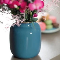 Villeroy & Boch Lave Home Vase Nek bleu uni klein 12,5x12,5x15,5cm