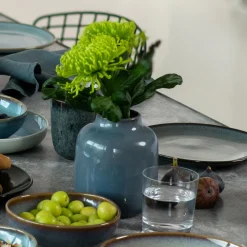 Villeroy & Boch Lave Home Vase Nek bleu uni klein 12,5x12,5x15,5cm