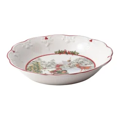 Villeroy & Boch Schale groß, Schlittenfahrt 24,5x24,5x4cm 