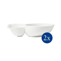 Villeroy & Boch Soup Passion Suppenschale groß Set 2 Stück 27,5x17,3x6,8cm