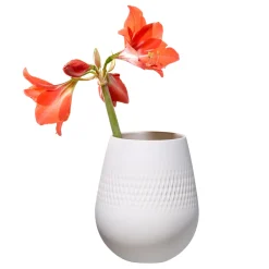 Villeroy & Boch Vase Carré klein 12,5x12,5x14cm "Manufacture Collier blanc"