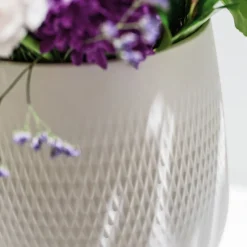 Villeroy & Boch Vase Carré klein 12,5x12,5x14cm "Manufacture Collier blanc"