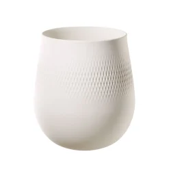 Villeroy & Boch Vase Carré groß 20,5x20,5x22,5cm "Manufacture Collier blanc"