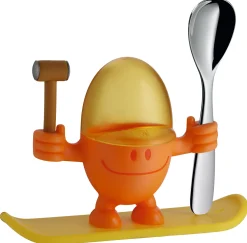 WMF Eierbecher Orange mit Löffel "McEgg"