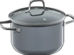 WMF Fusiontec Essential Fleischtopf mit Deckel, 20cm Calm Grey