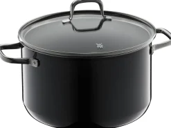 WMF Fusiontec Essential Fleischtopf mit Deckel, 24 cm, Black