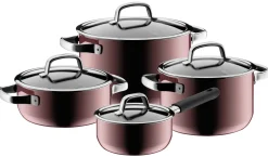 WMF Fusiontec Mineral Topf-Set, 4-teilig, Rose Quartz