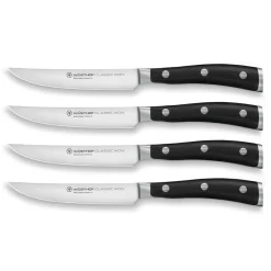 Wüsthof "Classic Ikon" Steakmessersatz mit 4 Messern